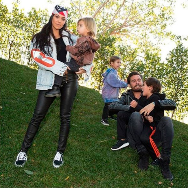 Kourtney Kardashian, Scott Disick, Mason Disick, Penelope Disick, Reign Disick, Family